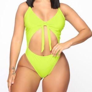 Fashion Nova Royally Tied Swimsuit Size Small